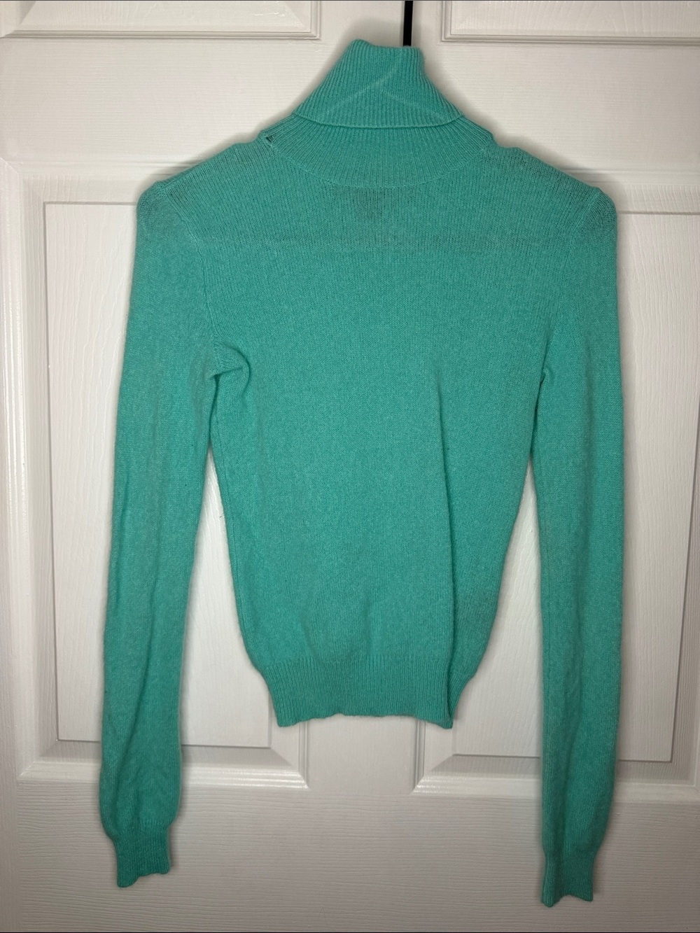 Ralph Lauren Seafoam cashmere Turtleneck Sweater